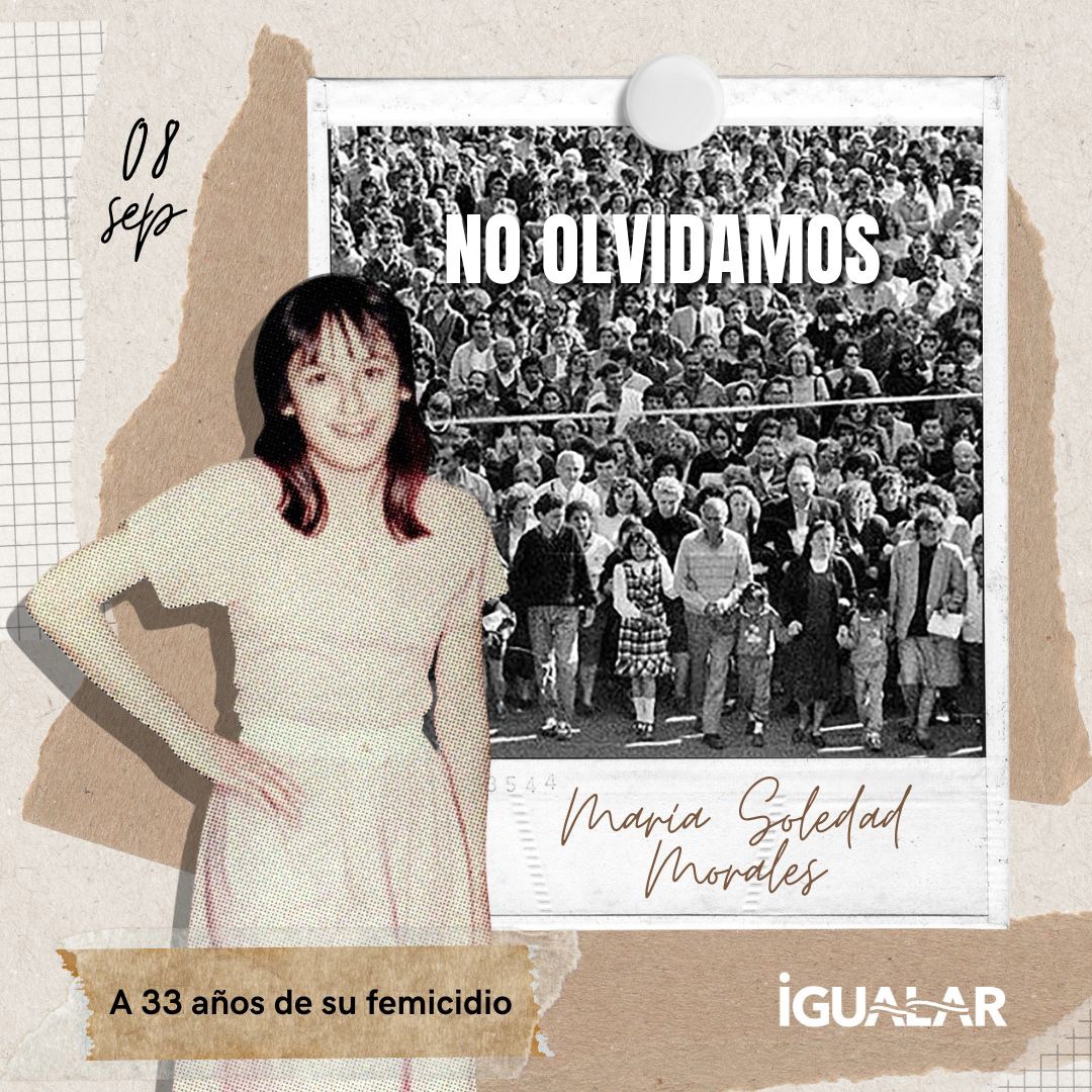 Hace 33 años, María Soledad Morales, una estudiante de 17 años, era drogada, violada, golpeada, asesinada y desfigurada por “los hijos del poder”.

Este crimen motivó las "marchas del silencio" y derivó en la intervención de la provincia.

Fue el primer caso visible de femicidio.