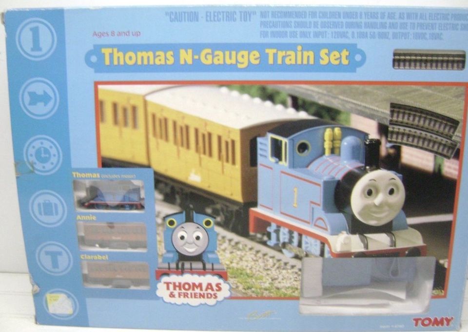 FOR SALE!  Rare N-Scale Tomica Thomas Set.  Please DM me if interested.  Runs great! Please share!