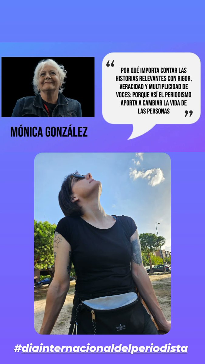 "Un gran poder conlleva una gran responsabilidad" 
#DiaInternacionaldelPeriodista