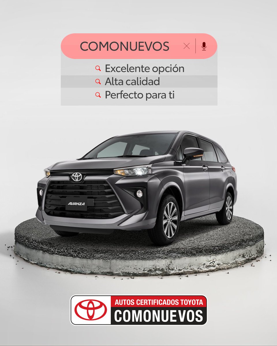 Toyota_Polanco's tweet image. Ya van 2 búsquedas de auto 🕵. Ahora te presentamos la experiencia en cada kilómetro de nuestros COMONUEVOS que te pueden llevar a #Jalisco y traerte de vuelta a tu destino. 🚗

Comenta 🛞 para enviarte el catálogo. 📚

#Toyota #Comonuevos #ClásicoPoderoso #ToyotaPolanco