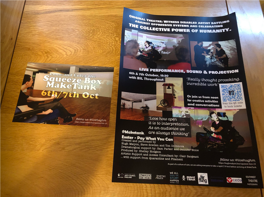Always a proud moment receiving these! Look out for the posters around #Exeter and #Torbay. We are going on a little adventure on Monday to spread the love and hand some out @plinthart @FarFlungDT @MaketankExeter @ace_southwest