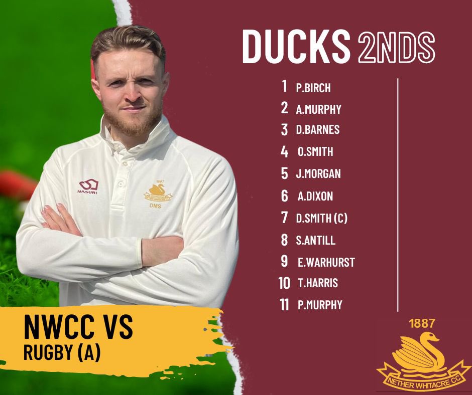 NWhitacreCC's tweet photo. Tomorrow’s Ducks 🦆 

2s are aiming for their 4th win on the bounce 👀

We’re also continuing to fundraise for much needed refurbishments to our ground and pavilion after a series of break ins. All donations are greatly appreciated ♥️ 

https://t.co/j0EXD4Wmcj https://t.co/dQmPEHQJsn