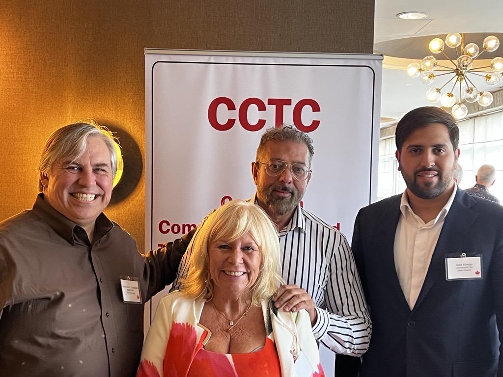 global_scb's tweet image. SCB Global&apos;s head of sales, Ginez (Gino) Toromazote, has spent some time this week with the Canadian sales team Marilee Crispo and Samiul Kazmi. The team also attended #CCTC2023 event with Salik Khwaja from Anywhere365 to talk all things Microsoft Teams Collaboration.
