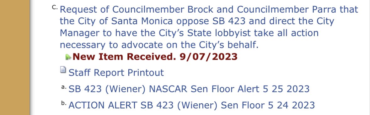 A bit late to the game, @PhilBrock4SM! SB423 has been approved in the Senate on a 29-5 vote, in the Assembly on a 61-8 vote, and will soon be on Newsom’s desk for signature. Why oppose a bill with such overwhelmingly support from the legislature and labor unions?