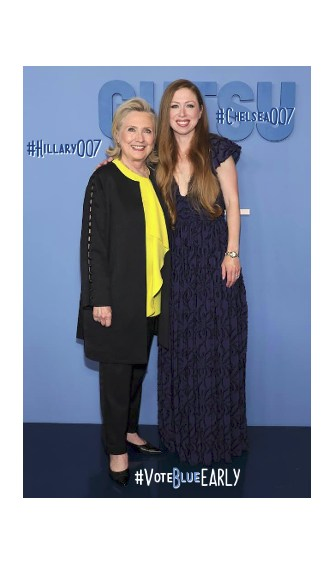 time4kind's tweet photo. .          #Hillary007 &amp; #Chelsea007 rok &amp; grok.
.                          #CherishTheFuture
.                        #MailVoteBlueEARLY https://t.co/rf1gBidpwn