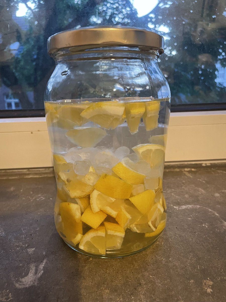 早速氷結レモンサワーの素を仕込んでみた。
ウォッカとレモンと氷砂糖。