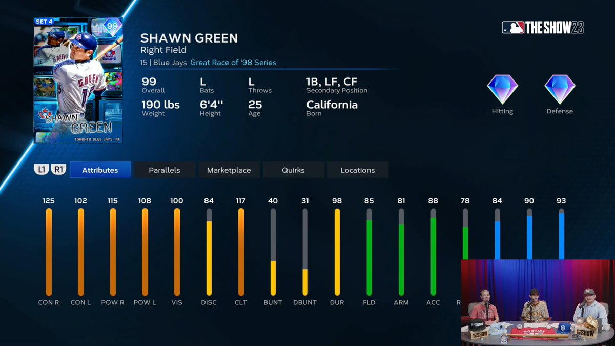 OhChev's tweet photo. one card is free and the CENTER of the program and one is in a pack. are y'all serious? @MLBTheShow https://t.co/BQ7zW93VLF