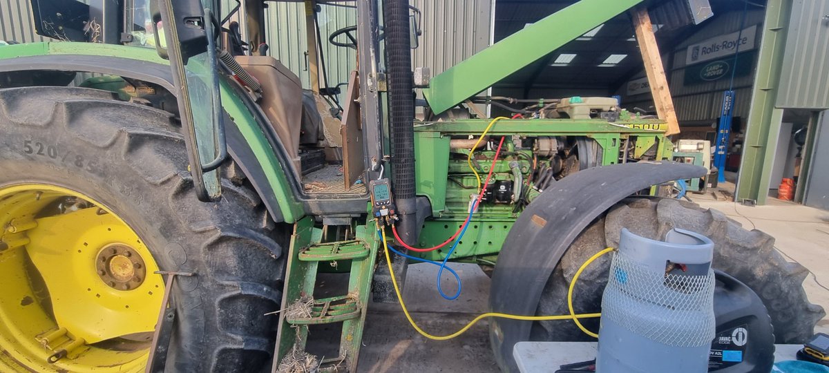 Quite an intensive #aircon job on this <a href="/JohnDeere/">John Deere USA</a> 6600! It's probably the best it's been since leaving the factory at Mannheim🤪

📲 07551 908595 
🌐 pinpointconsultants.co.uk 
<a href="/SamcoShrim/">Samco & Shrim Farmers</a> <a href="/FramFarmers/">Fram Farmers</a> <a href="/AMAAirCon/">AMA Air Conditioning</a> <a href="/TestoLimited/">Testo UK</a> 
#farming
#agriculture