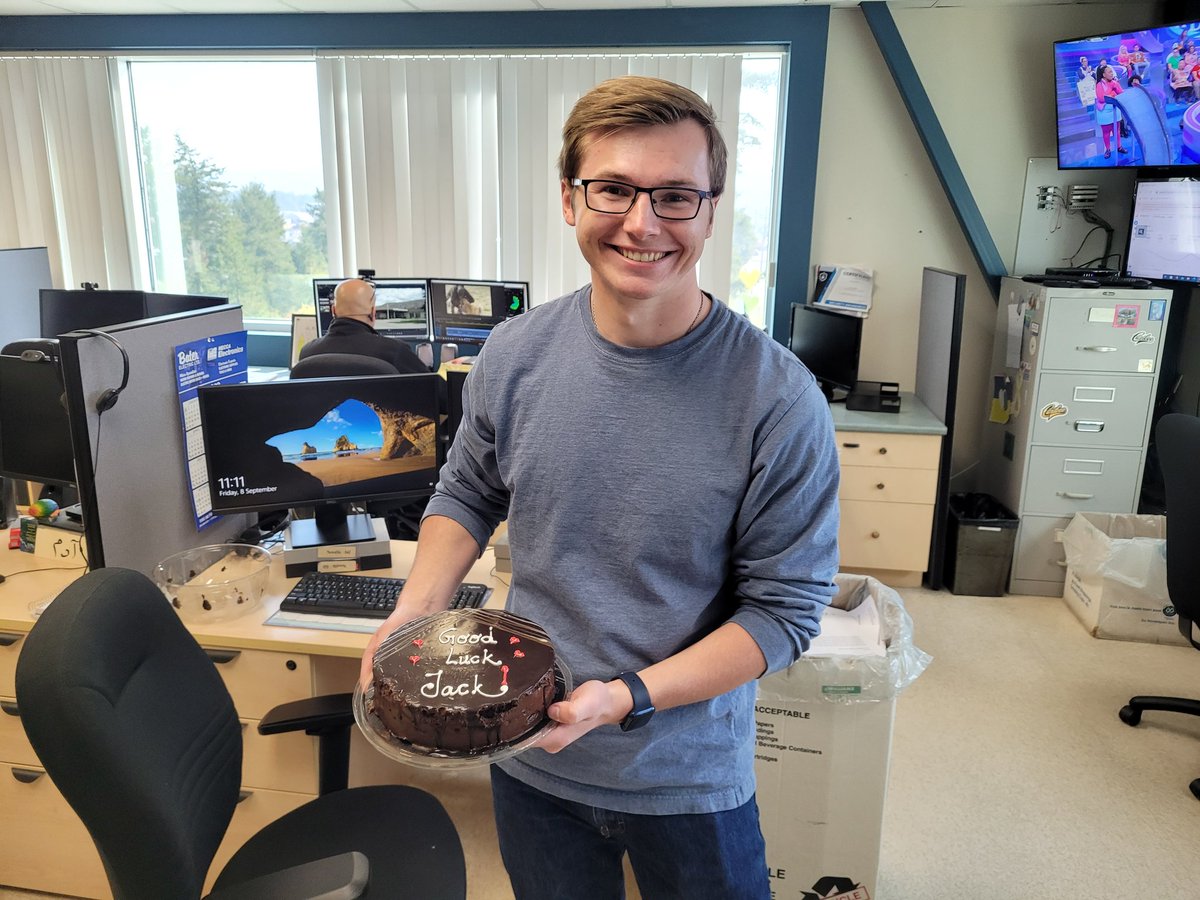 GFry_CKPG's tweet photo. It's @_JackClark1011 last day at @ckpgnews We wish him all the best in his next chapter! https://t.co/i2VNxEq58a