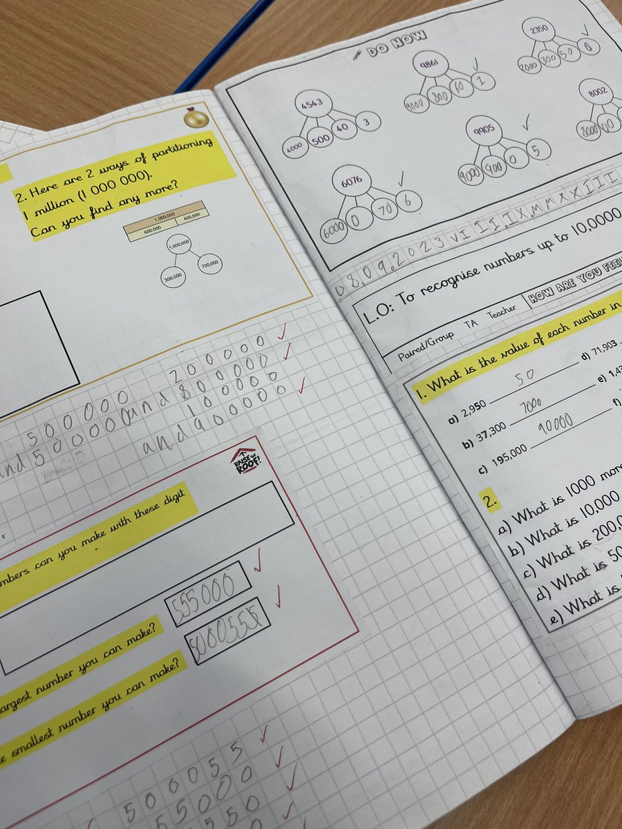 BrookHouseJnr's tweet image. Concentration at it’s finest! It’s so impressive to see so many pupils engaged in maths this morning! #DoNow #Maths ➖➗➕🟰