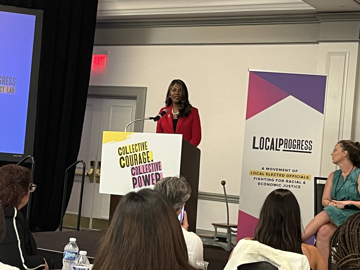 lisadclancy's tweet photo. “Our city has led the fight for justice even in the face of overwhelming oppression.” -@saintlouismayor @LocalProgress #LP2023 https://t.co/yCCbAU9krD