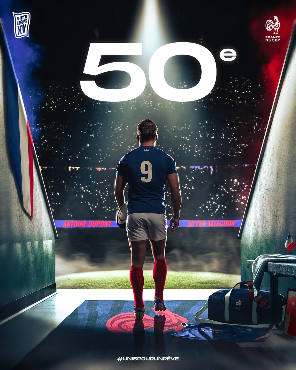 🏠 De 𝗖𝗮𝘀𝘁𝗲𝗹𝗻𝗮𝘂-𝗠𝗮𝗴𝗻𝗼𝗮𝗰 jusqu'au 🏟️ 𝗦𝘁𝗮𝗱𝗲 𝗱𝗲 𝗙𝗿𝗮𝗻𝗰𝗲 pour le match d'ouverture de la Coupe du Monde ! 😍

50ème sélection pour notre capitaine ce soir 🔥🇫🇷

#XVdeFrance #UnisPourUnRêve #FRAvNZL #RWC2023