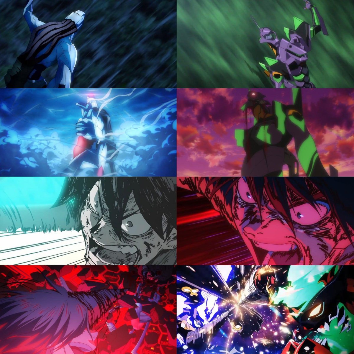 MRREchannel's tweet photo. Can’t get enough of that Mechamaru vs Mahito fight in the latest JJK episode. So damn good! Clearly paying homage to evangelion. #JujutsuKaisen #mechamaru https://t.co/oziflJIGtu