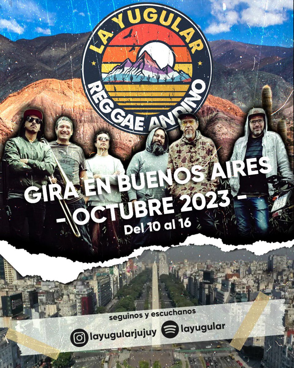 Konexion_Reggae's tweet photo. Bienvenidos @layugular_ok 
Les dejamos la grilla de shows en #buenosaires https://t.co/WwRsTO8R48