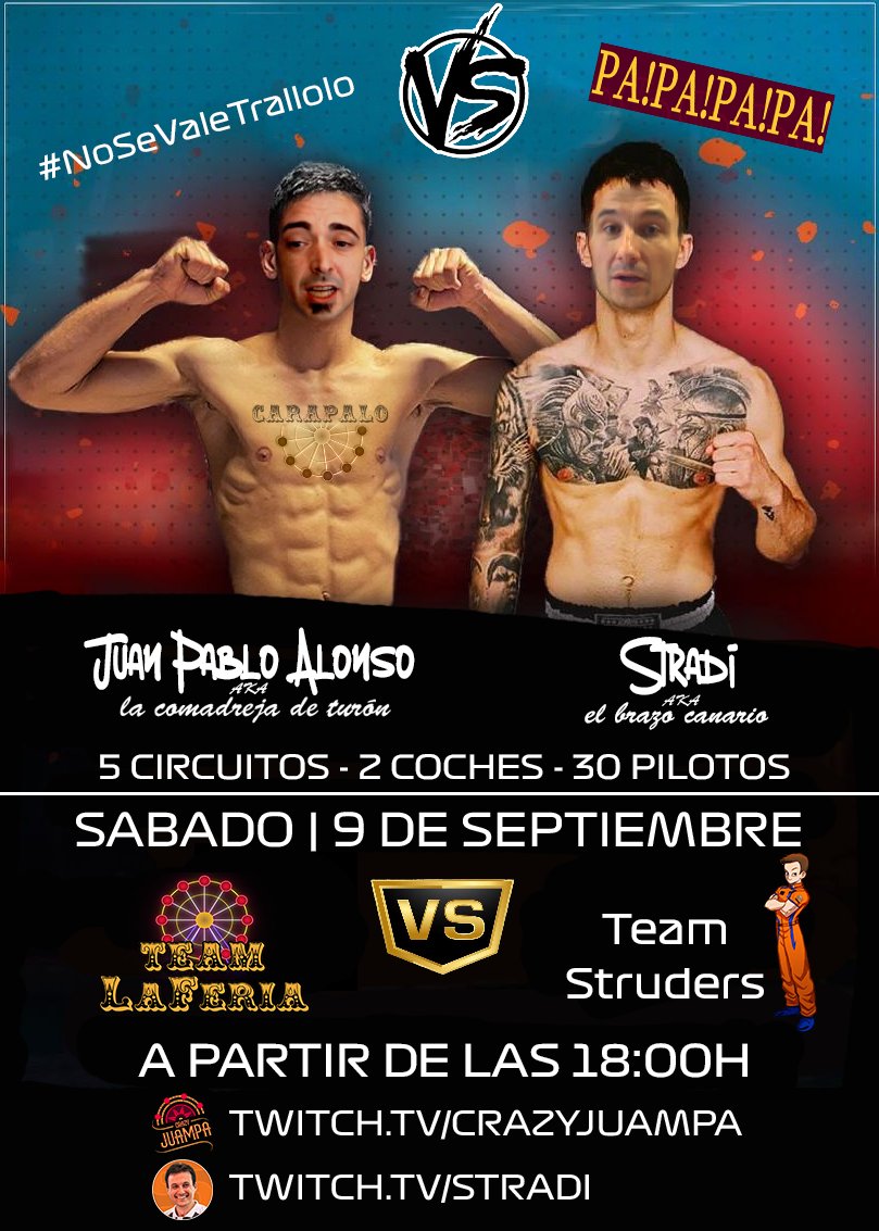 crazyjuampa's tweet photo. Ahora toca revelar mi equipo no @stradi ??

@wikanderson
@fernan_chus 
@Aingeru96
#ivant2sp aka juampa-spotter creator
@Micu_888 
@Ramajo96
@Dsanchez_vk 
@oskarcb7 
@djalexguerrero 
@Mejutuelo 
@ManuLamas96 skins creator King
@velator46
#Toño_Ordienes
@dannym__cs
@Pedritoamengual https://t.co/5amHZb934E