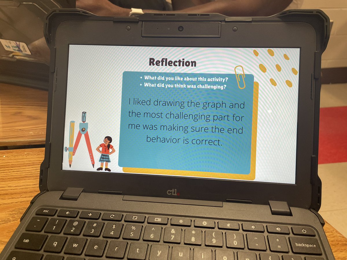 JennieJWPark's tweet photo. Happy FriYAY! Check out our #TOYT Mr. Knight’s math class as students collaborate on @canva for a project graphing end behaviors of functions. 📈📉 https://t.co/0G1PXyhTiJ