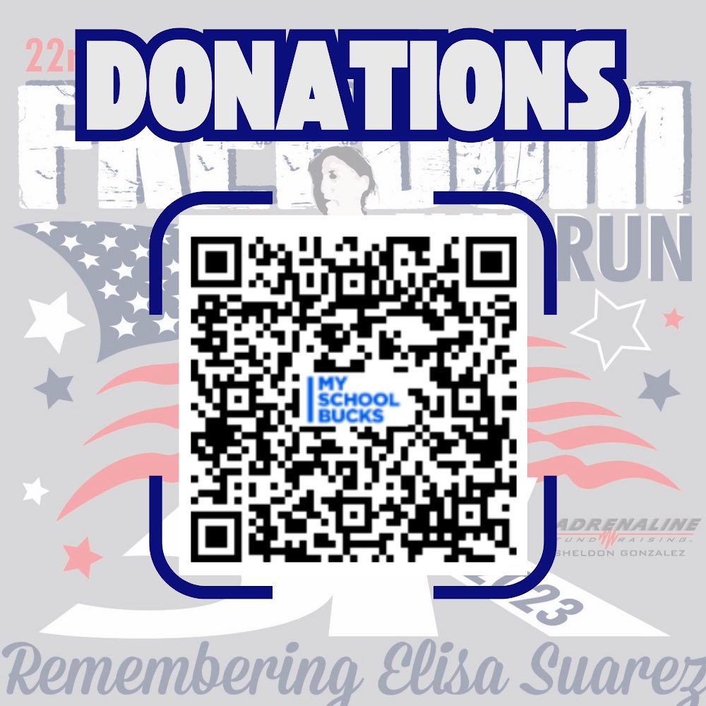🇺🇸22nd Freedom Fun Run &amp; 5K🇺🇸

📅: Sat Sept 9th
⏰: 8:00am
🏫: Outside the JMHS Main Building
📍: 8000 Lobo Ln 78240
💰: Donations thru QR code

Remember 9/11, celebrate Elisa Suarez &amp; Honor 1st Responders with the Marshall Community! 🇺🇸🏃🏻‍♀️🚔🚒 #RamFam #RamPride #WeRemember911
