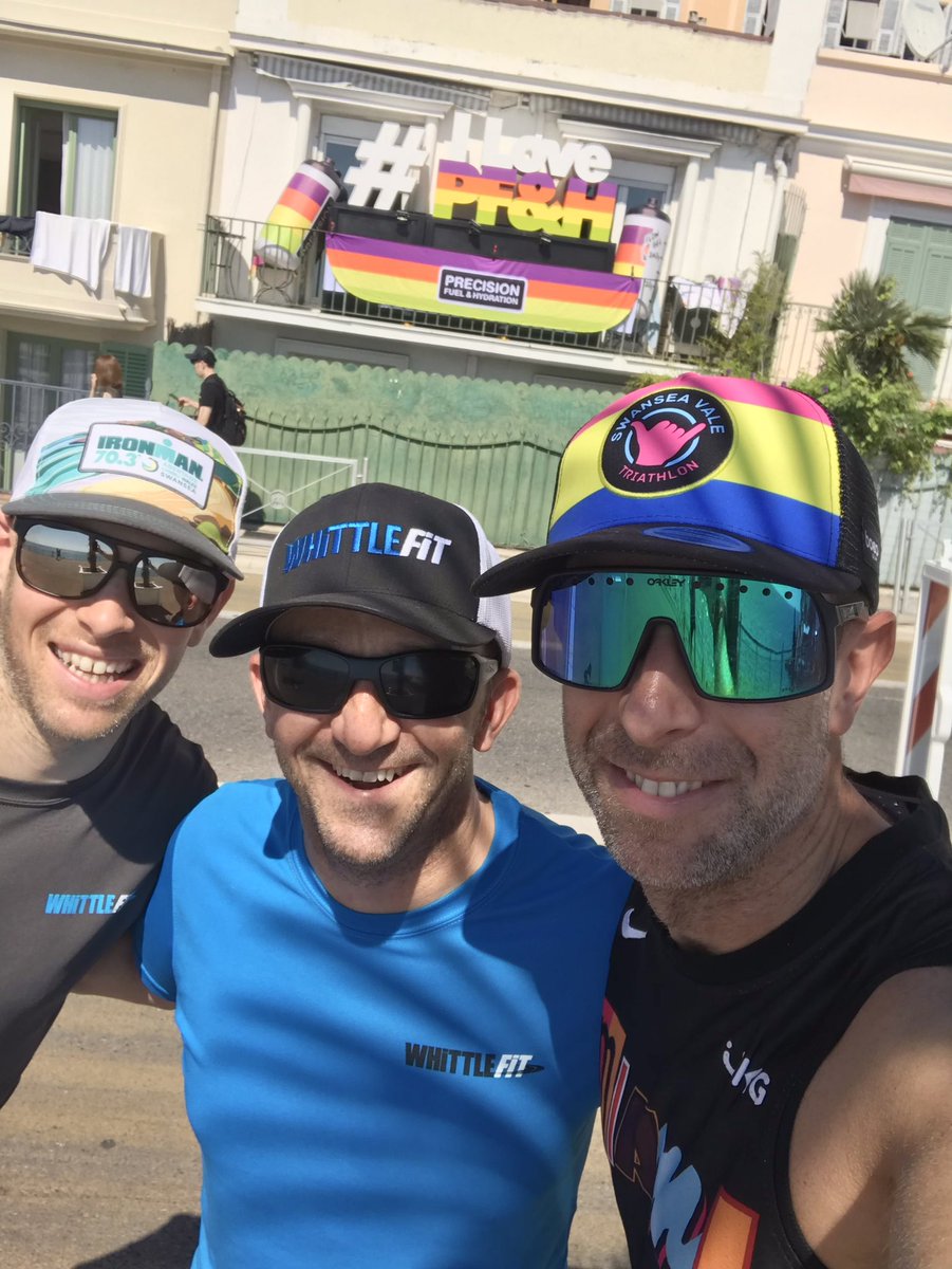 WhittleFit's tweet photo. You bump into all sorts when in Nice!!! #IronmanWorldChamps https://t.co/bGiKjl5ea9