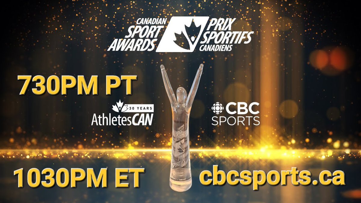 Excited to host 46th Canadian Sport Awards tonight in Richmond BC on behalf of @AthletesCAN In this ceremony we celebrate athletes who contribute to their communities through the betterment of sport @cbc @cbcsports @CBCOlympics @TeamCanada @CDNParalympics #CSA2023 #AthleteVoice