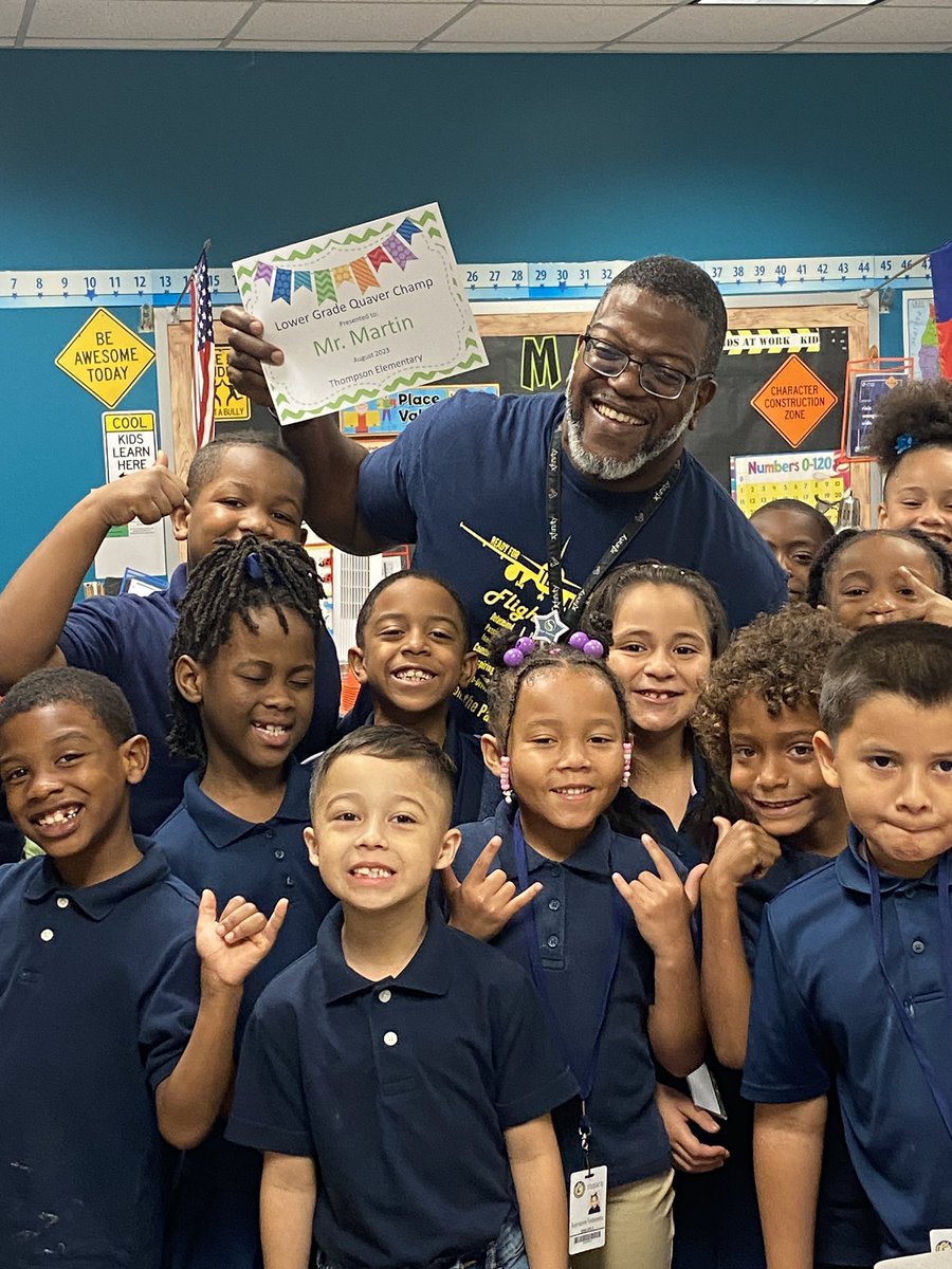 Our August Qauver Champs!! Mr. Martin and Dr. Carillo.. <a href="/TES_Spring/">Thompson Elementary</a> <a href="/AmersonDeMonica/">Dr. DeMonica Amerson</a> <a href="/DayTyme5/">Vernecca Day</a>