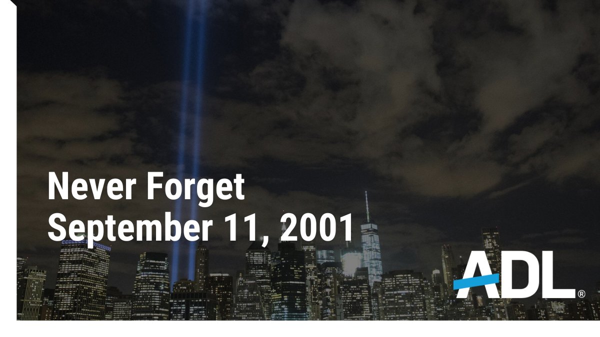 On the 22nd anniversary of the #September11th attacks, we honor the memory of those we lost in those horrific acts of terrorism and hate. #NeverForget