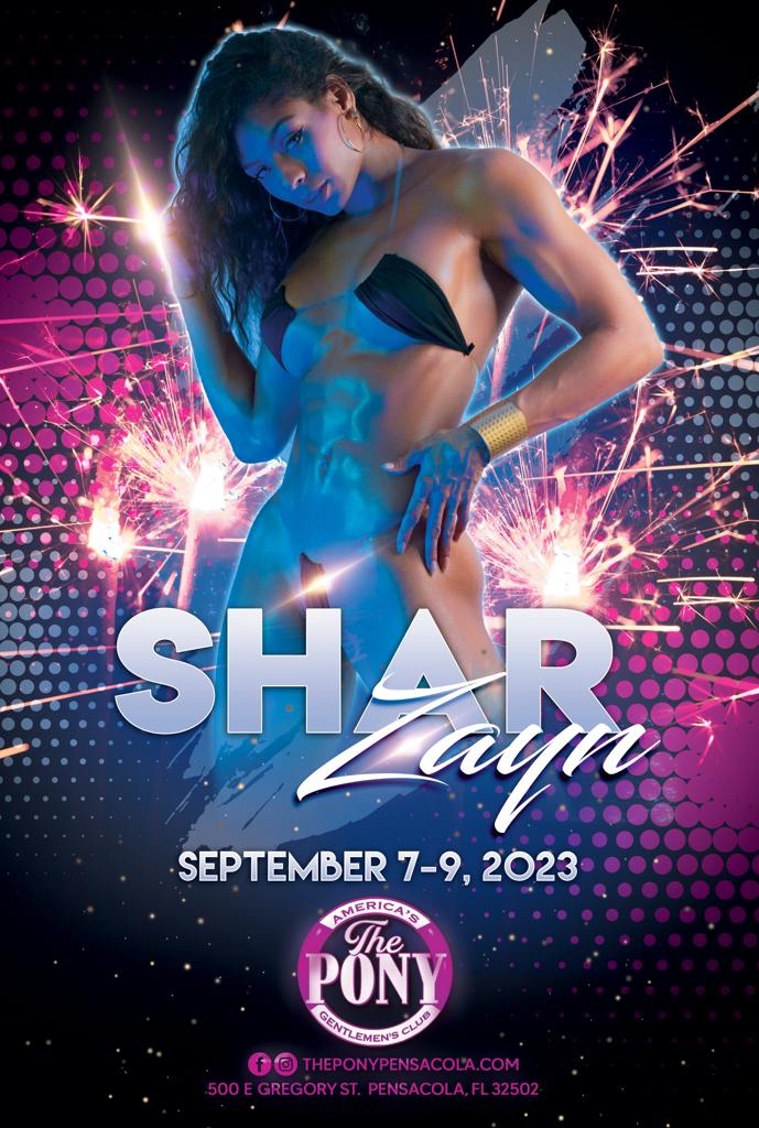 Come see why #SharZayn has been taking the stages by storm! 🔥🙌 She's sure to bring the house down at Pony Pensacola 👏 
If you think you can handle 3 nights of the best entertainment you'll ever see in person, come see her Sept 7-9!
.
.
.
#FeatureEntertainer #PonyPensacola