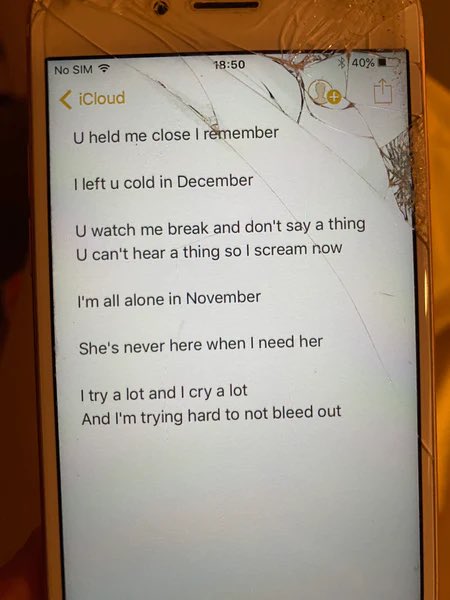 puckizzy's tweet photo. Peeps lyrics that he wrote to his notes https://t.co/YBqAw57Gmg