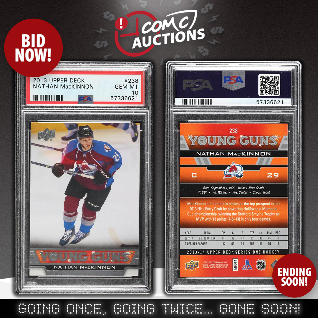 CheckOutMyCards's tweet photo. Check out a few of our favorite auctions ending this week on the COMC Auctions! COMC has something for every type of collector! https://t.co/yAW5AUFL0U
 
There is no better place to consign your trading cards.

#COMCAuctions https://t.co/EROPX745cm