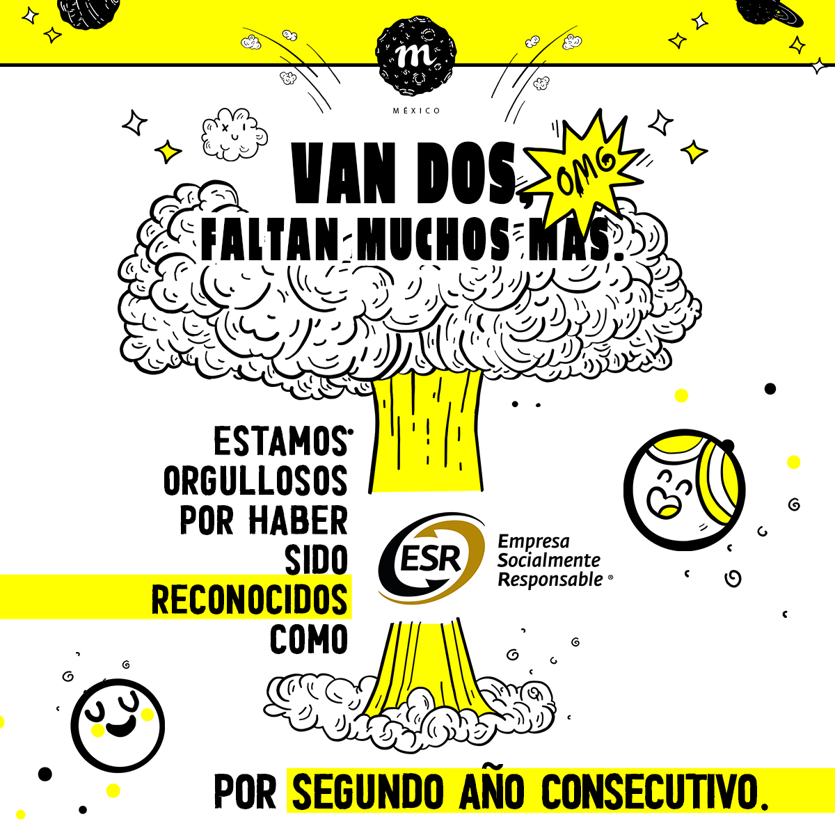 MirumMx's tweet photo. ¡Por segundo año consecutivo estamos de fiesta! 🥳👏
Mirum ha sido reconocida como una Empresa Socialmente Responsable 🥰 y estamos muy orgullosos de portar nuevamente este distintivo. 💪
Seguiremos trabajando día con día para ser mejores como empresa. 🙌
#WeAreMirum #ESR https://t.co/AHM0D12nXT