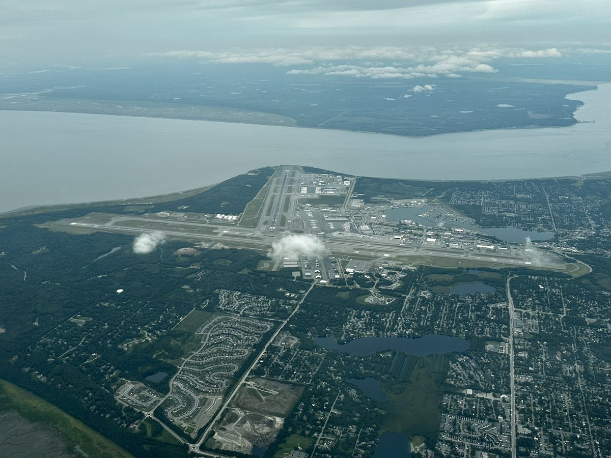 diguzmane's tweet image. Anchorage, Alaska. 🌨️ #PANC #ANC Aquí puro trailero del aire que cruza el Pacífico.