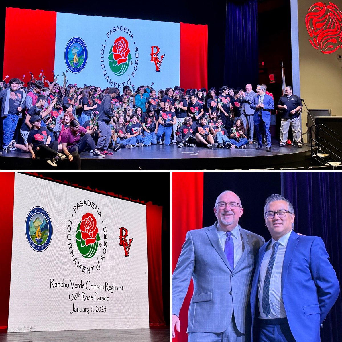 Rancho Verde High School’s Crimson Regiment has been selected to march in the 136th Rose Parade, January 1, 2025. The “A” in STEAM is on point in the Val Verde Unified School District. Congratulations to Band Director, Mr. Hathuc for this incredible achievement. Congratulations