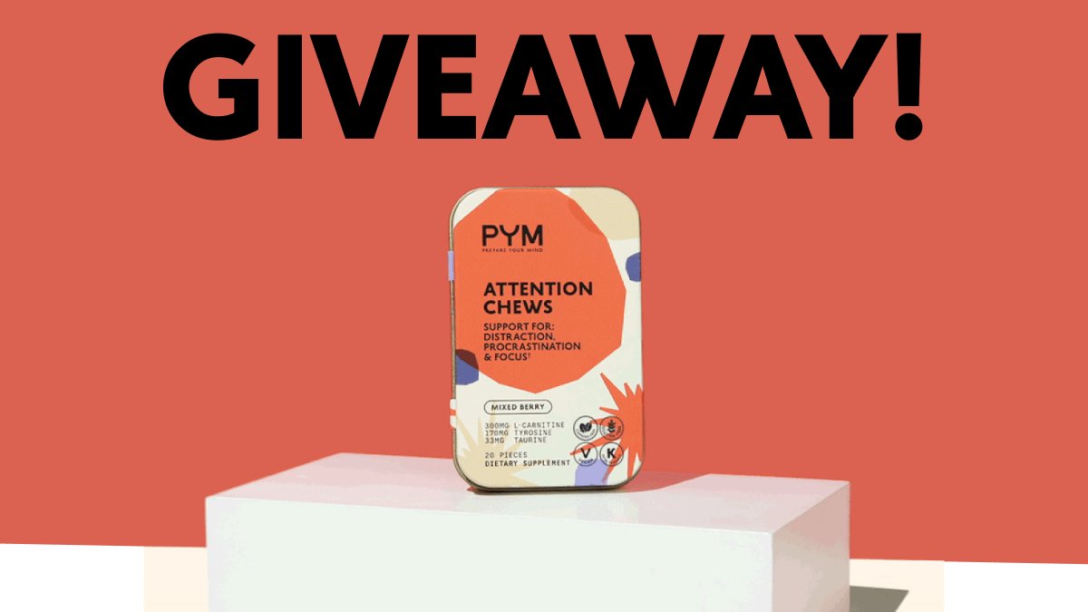 We're doing a giveaway!! Win 2 free tins of Attention Chews- one for you, one for a friend! Head to our IG for details on how to enter! instagram.com/youcanpym/?hl=…
