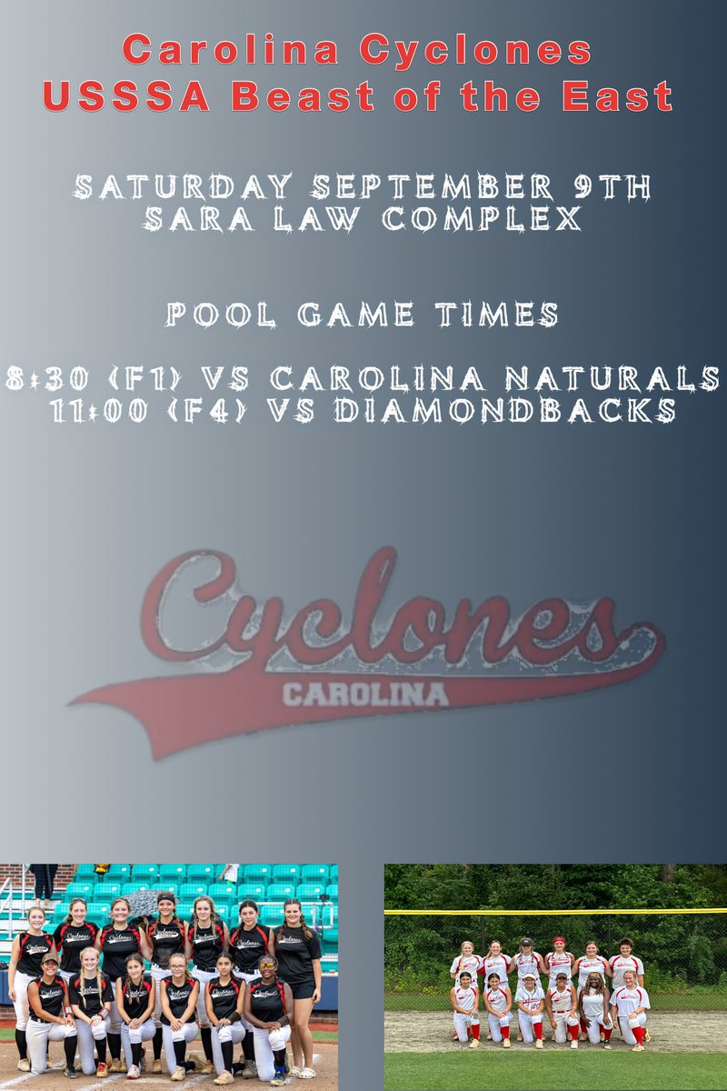Super excited to be playing this weekend after taking a break. Ready to get the dust off and back into it!!! <a href="/joewhit77649469/">Carolina Cyclones Showcase (18u)-Joe White</a>