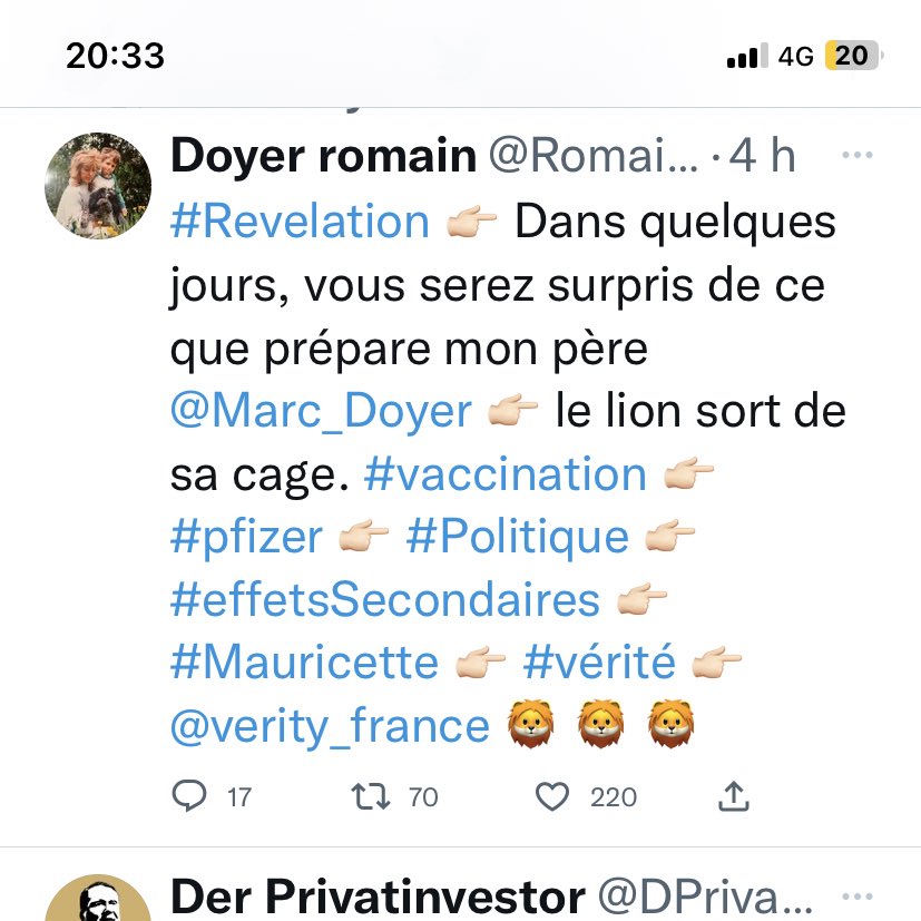 Romain Doyer annonce que son père #MarcDoyer prépare quelque chose… 🧐😁