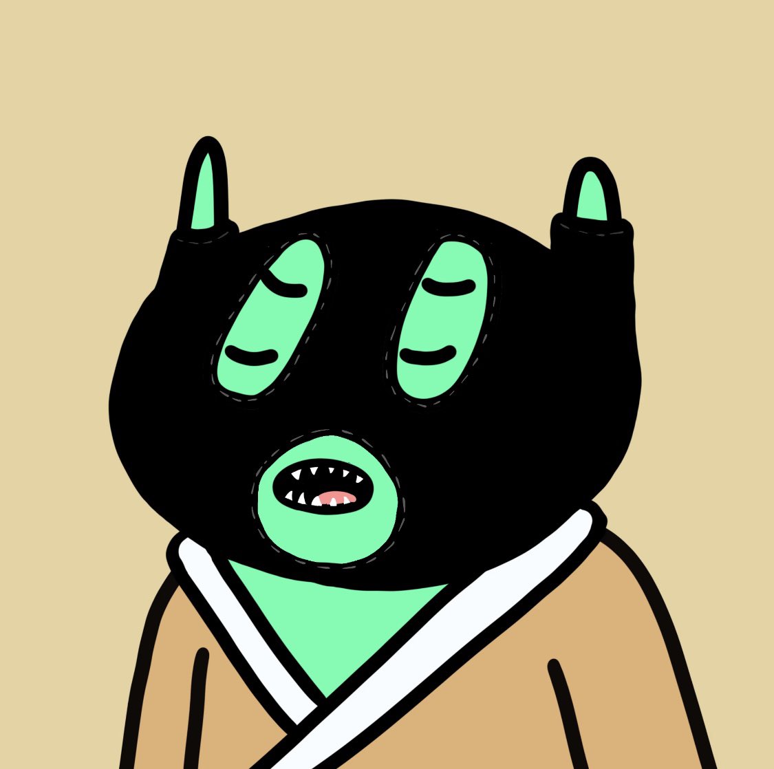 Finally joined the greatest Fren group on the internet. Been watching these guys for the last 2 years and still believe in everything <a href="/alienfrens/">alien frens</a> and <a href="/_masoncrowe/">mason</a> is doing to help the space. Can’t believe I was able to scoop up the only ski mask Fren listed. Frens follow Frens?