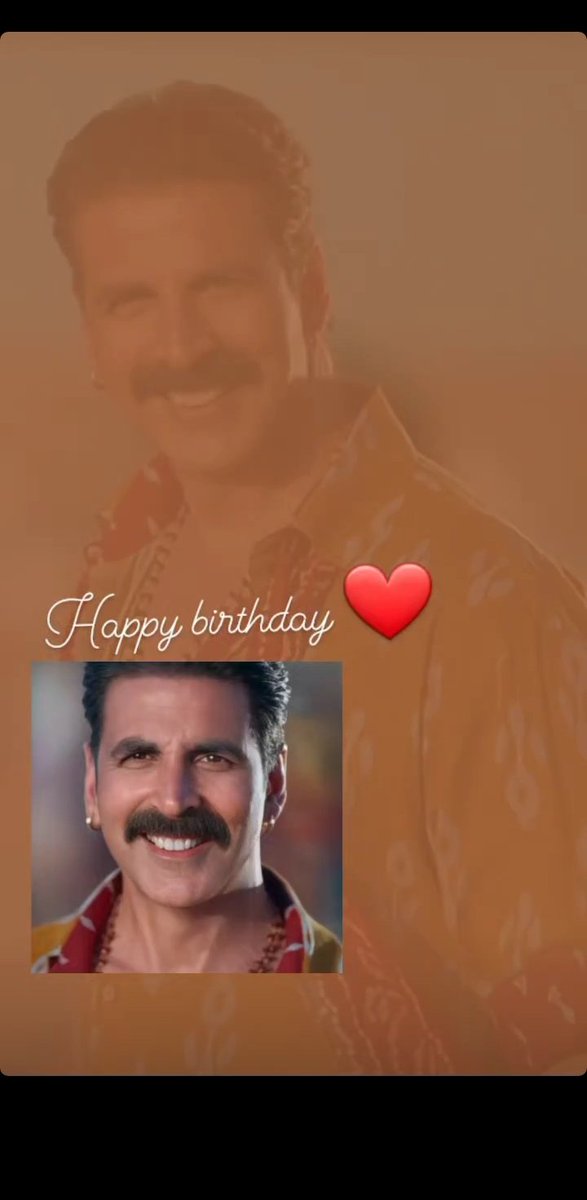 lucySinghh's tweet photo. #HappyBirthdayAkshayKumar https://t.co/4byk8fISmC