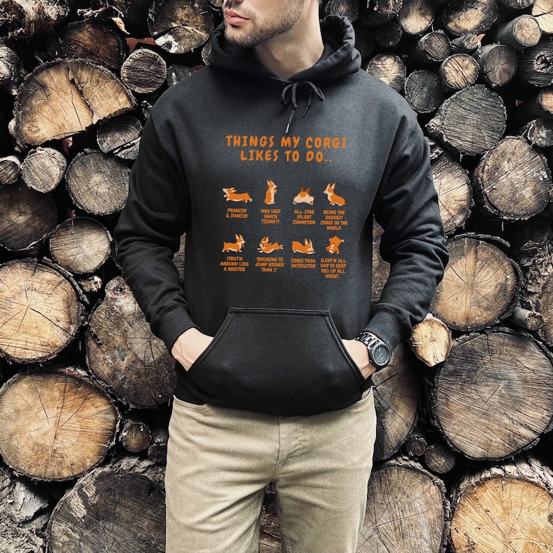 🐾 Elevate Your Corgi's Style with Splootville's "Things My Corgi Likes To Do" Hoodie!🛍️ Shop now: etsy.com/shop/splootvil…
#CorgiChic #SplootvilleStyle #UltimateComfort #CorgiFashion #DogLoversFashion #QualityHoodies #FashionForFurBabies