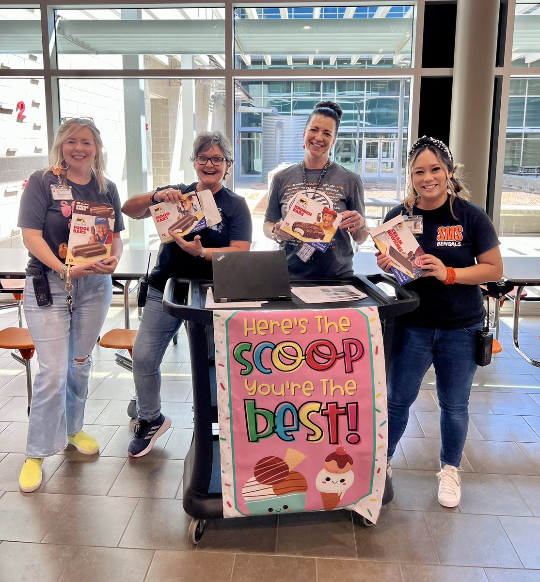 After a long night of Open House fun, our CCIS team <a href="/salyardsms/">Salyards MS</a> made ice cream deliveries to the staff! Great group of leaders spreading a little magic on Friday! We appreciate all of you ☺️