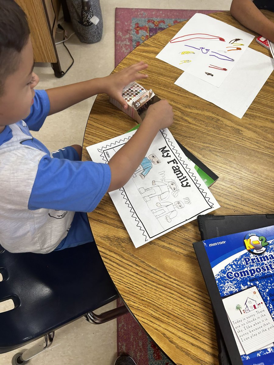 We’ve been learning our family words in newcomer group this week. Today we drew and labeled a picture of our family! #MonaviewMoments #MonaviewOnTheMap
