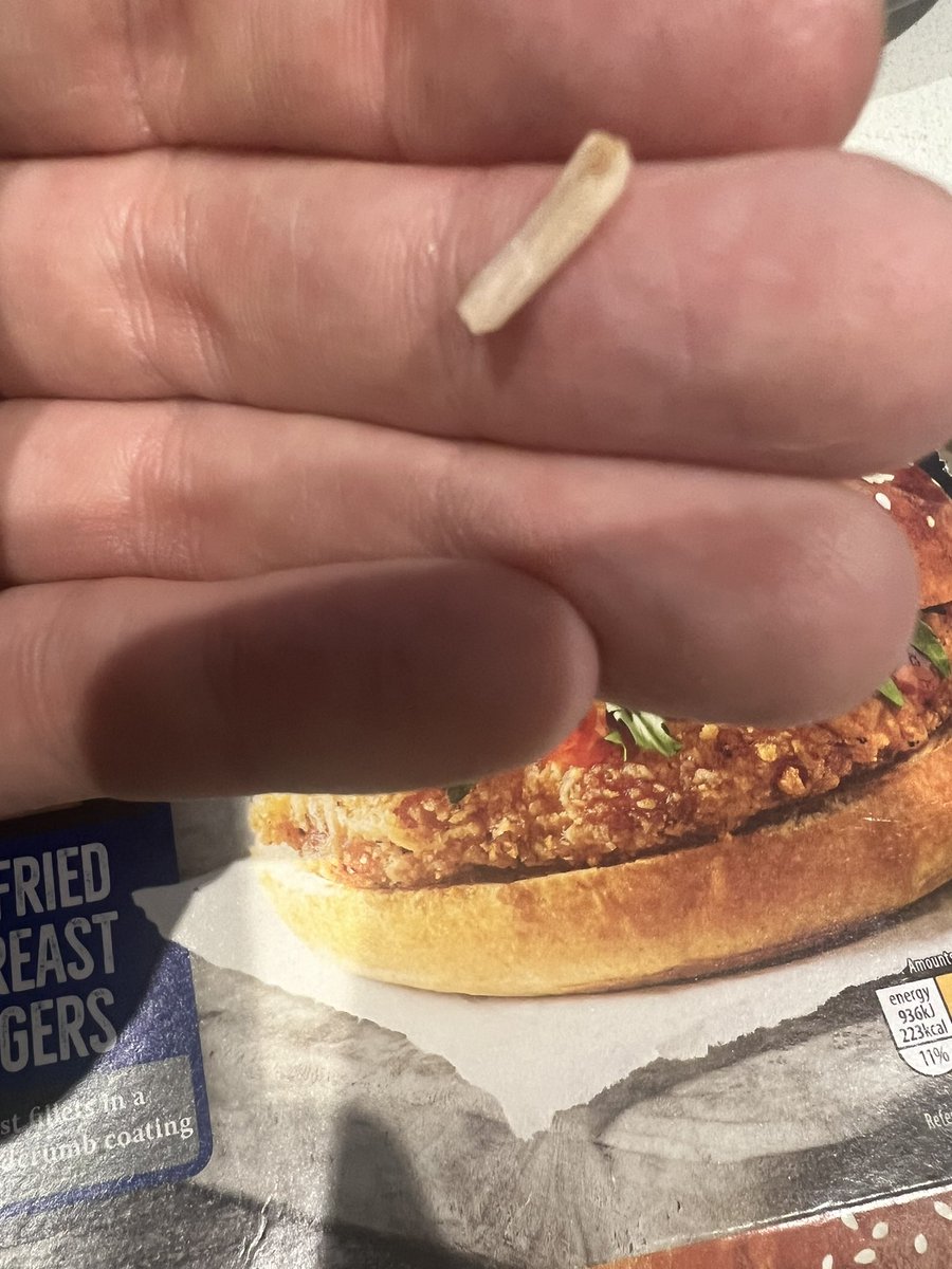 jamiebowles1's tweet photo. When you bite down and it’s the small bone that remains @AldiUK and a sore tooth and put off your food :-/ #DeffoNotAWishbone #wouldHappenToMe 🤦🏼‍♂️ https://t.co/MmK0KghWNN