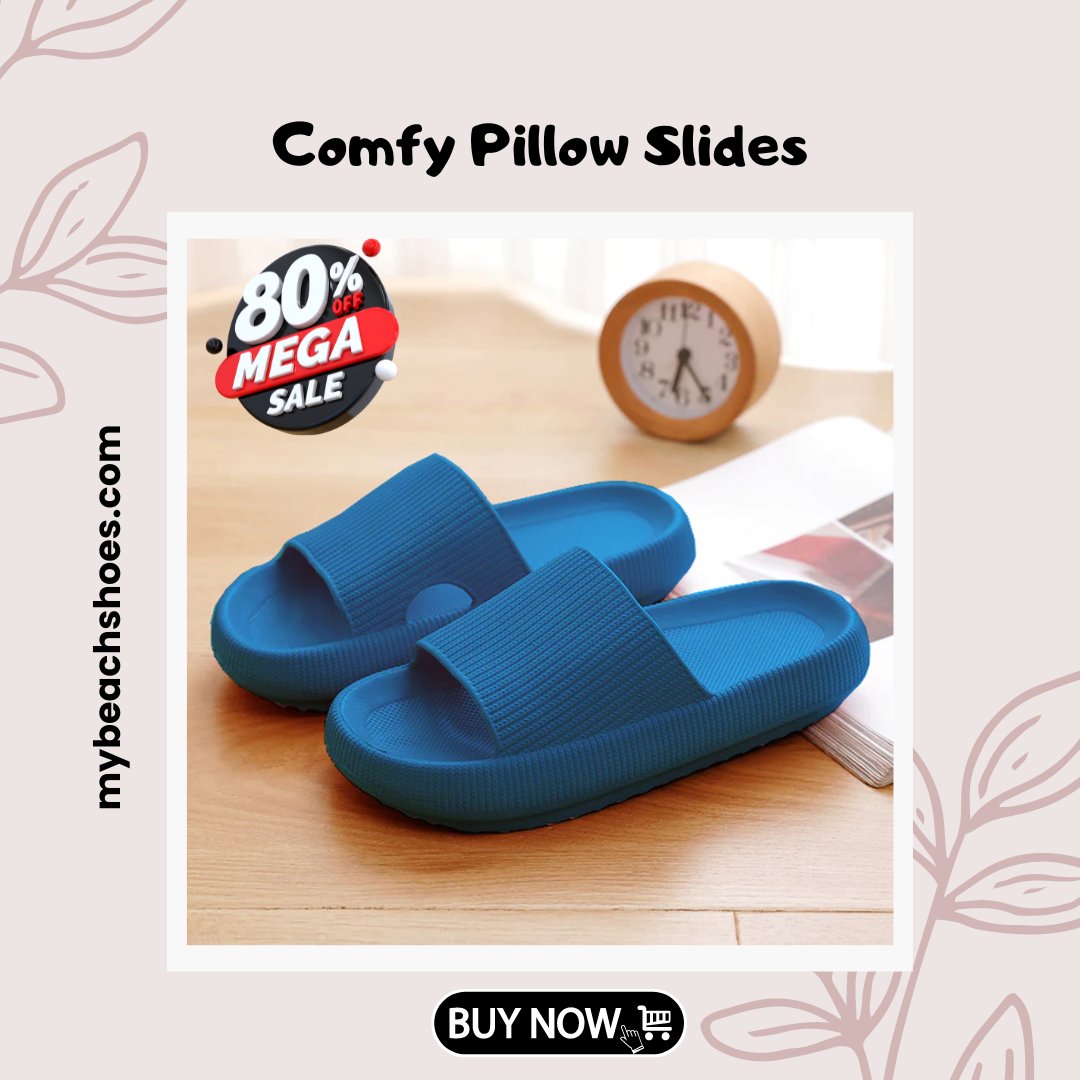 MyBeachShoes's tweet image. Experience pure comfort with our Comfy Pillow Slides! 🌴🌞 These slides are designed to provide you with the ultimate relaxation and cushioning for your feet. 
Shop Now: mybeachshoes.com/products/comfy…
#PillowSlides #BeachEssentials #EffortlessComfort #PoolsideLuxury #EverydayEssentials
