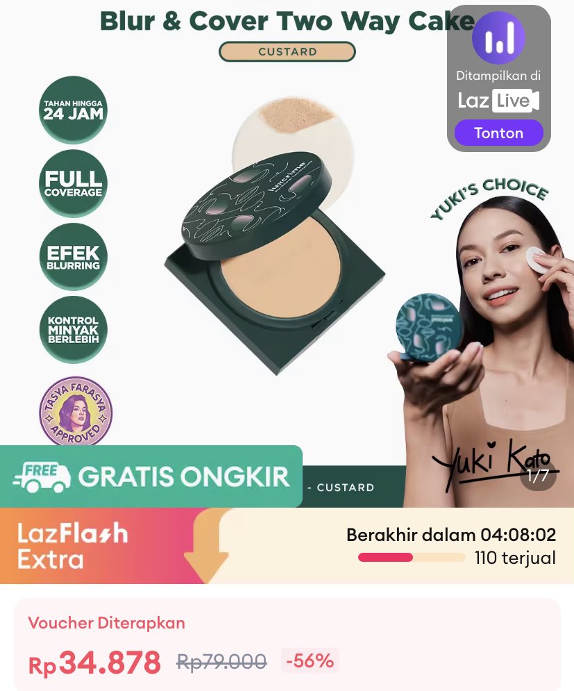 diskonskincare's tweet photo. DISKON!!!

LUXCRIME Blur &amp; Cover Two Way Cake Custard

https://t.co/krTzsjjil9
https://t.co/krTzsjjil9

Promo Diskon Jual Cari Skincare Make Up WTS WTB Luxcrime Two Way Cake Foundation Bedak Padat Cushion https://t.co/f42IwbsUdq