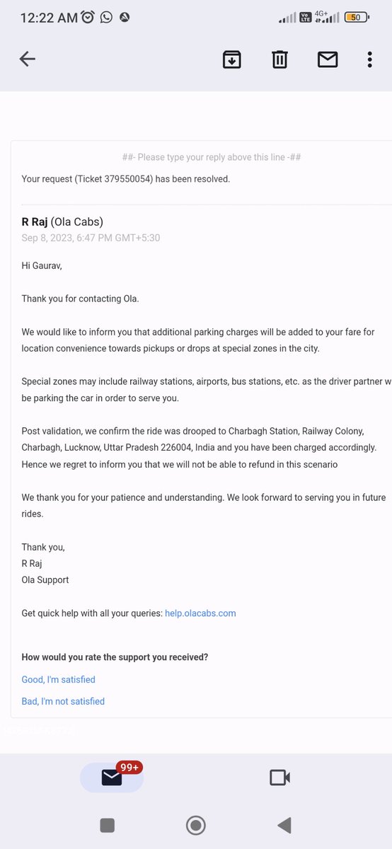 arjitgaurav1982's tweet photo. @ola_supports @bhash 
Can ola or driver show me parking receipt? https://t.co/mhym0BPlf2