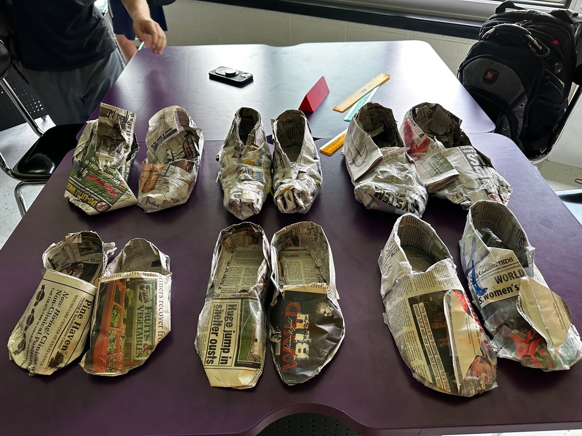Rhinebeck CSD (@rhinebeckcsd) on Twitter photo Instant Design Challenge in Mr. Randall’s Principles of Engineering class. Students had 40 minutes to design, build and make changes to a pair of functional newspaper shoes. <a href="/RHSHappenings/">RHS Happenings</a> Instant Design Challenge in Mr. Randall’s Principles of Engineering class. Students had 40 minutes to design, build and make changes to a pair of functional newspaper shoes. <a href="/RHSHappenings/">RHS Happenings</a>