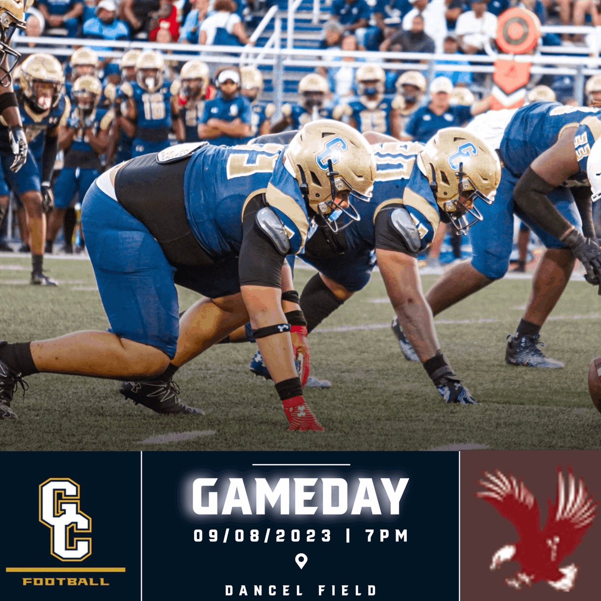 GC Football (@gcfootball) on Twitter photo GAMEDAY vs. Life Christian Academy
🏟 Dancel Field
⏰7pm
🎟 $5 CASH at the gate
📺 Olgchs.org/livestreaming
#WeAreGC #TrueBlue #HailFalcons
📷 <a href="/capturedbymads1/">capturedbymads</a> GAMEDAY vs. Life Christian Academy
🏟 Dancel Field
⏰7pm
🎟 $5 CASH at the gate
📺 Olgchs.org/livestreaming
#WeAreGC #TrueBlue #HailFalcons
📷 <a href="/capturedbymads1/">capturedbymads</a>