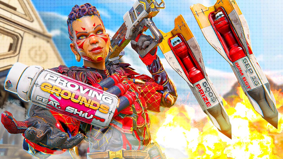 It's time, for my own Apex Legends #ProvingGrounds Community Tournament 🚀

📅Sep. 16 @ 8 PM BST 
🗺️x6 Custom Lobbies
🌎EU & NA Servers
🤑$500 Prize Pool
🚫No 2/3 Pro Stacked Teams

🎟️The first 20 complete trios on the event below, secure their slot. Do you have what it takes?…