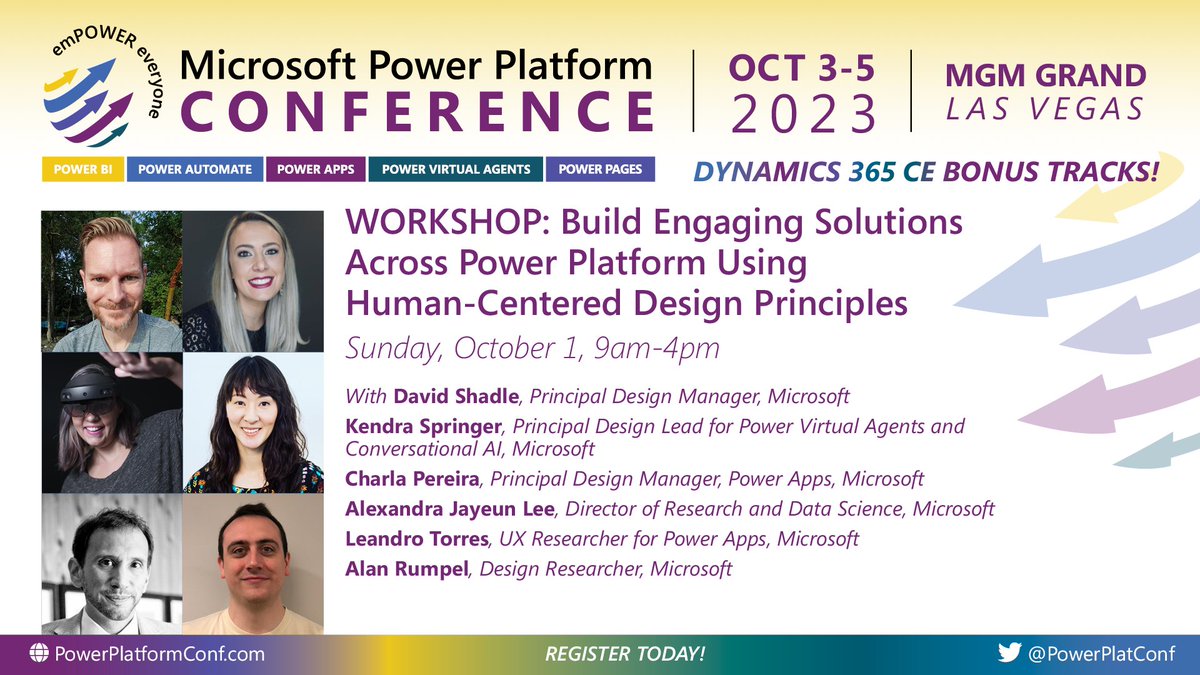 Ready to create solutions that resonate with users? Join us in Las Vegas this October for our workshop at the Microsoft Power Platform conference. Discover the power of human-centered design in crafting engaging solutions. Secure your spot today! powerplatformconf.com/#!/register #MPPC23