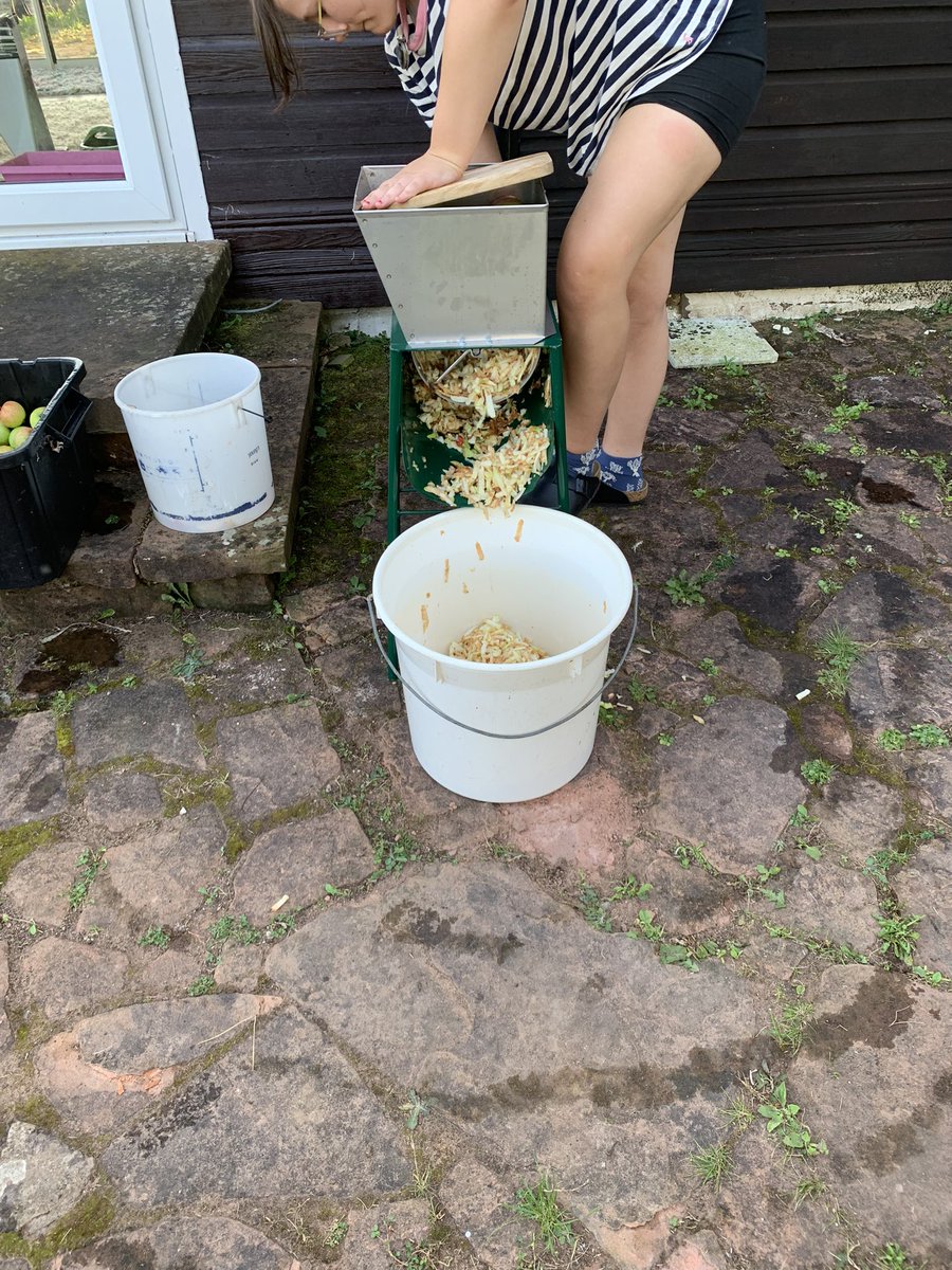 How to bond with your teenager…….start making cider 🍺 while sampling last years 🤣
