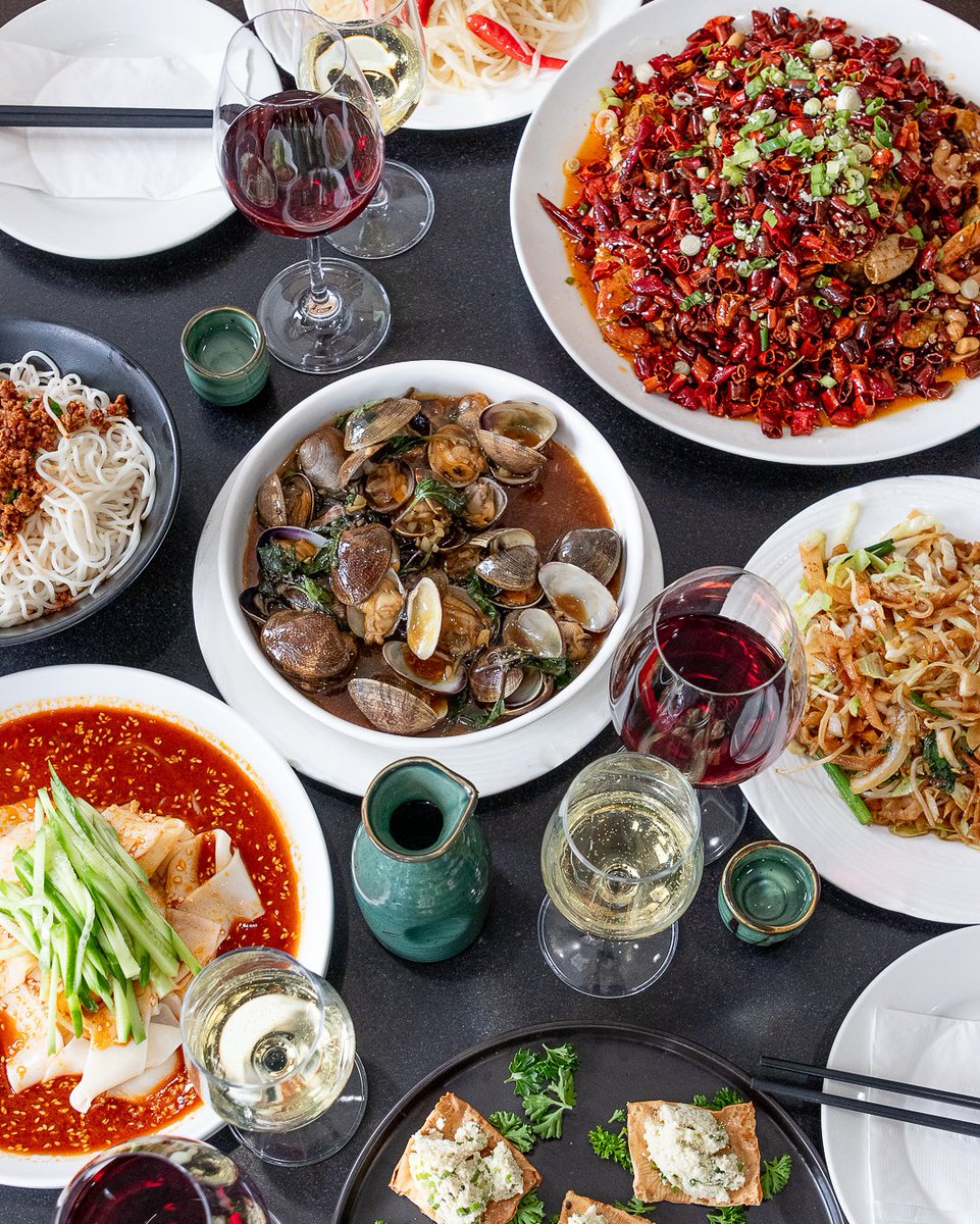 SFChiliHouse's tweet photo. Wine and dine at #ChiliHouse. 🍷🥢 From savory dumplings to rich stir-fries, each dish tells a story of tradition. Don't forget to elevate your experience with our selection of wines. We're ready to serve you from Wednesday - Monday from 11 am - 2:30 pm and 4 pm - 9 pm. https://t.co/9Rw2j7Yg9Q