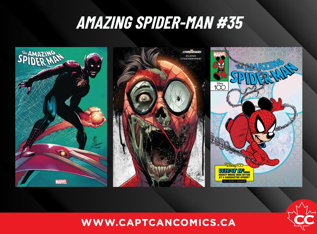 Amazing Spider-Man #35 - #50 is a HUGE story, almost 2 years in the making!! It all kicks off in a chilling issue this October. Don't miss Amazing Spider-Man #35 on our Pre-Sales now!

🍁CAPTCANCOMICS.CA🍁